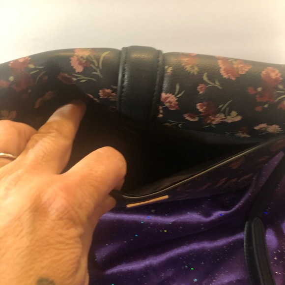 Chaps Chain-Strap Floral Flap-Cover Purse - Picture 8 of 12